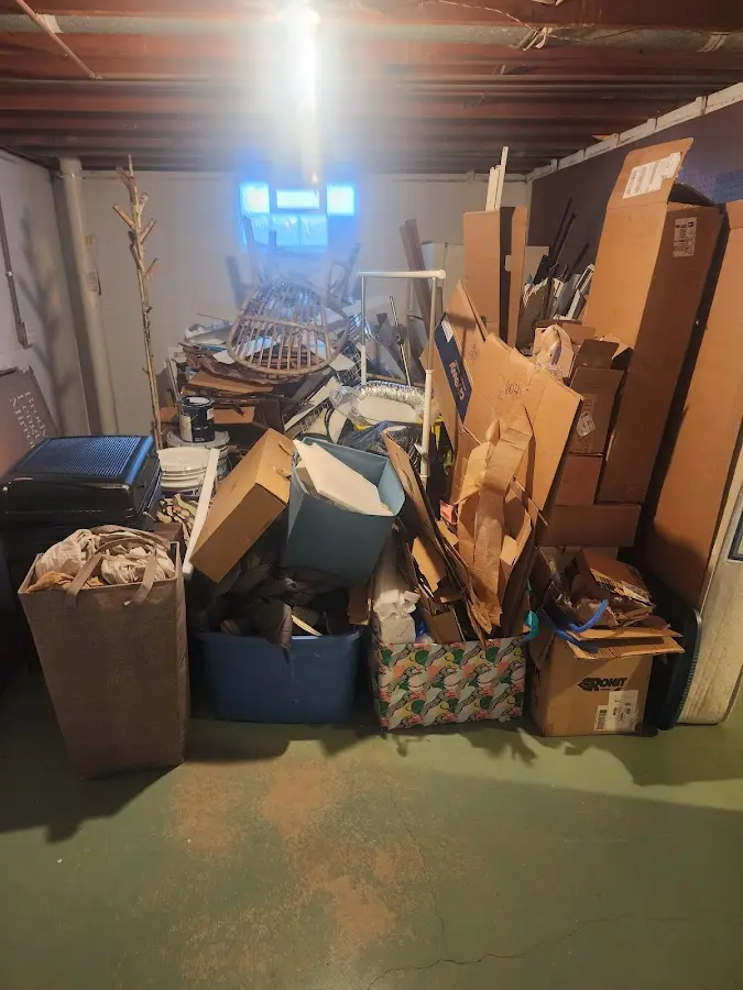 Roll-off dumpster container at job site for Concrete Dumpster Rental in Melvindale